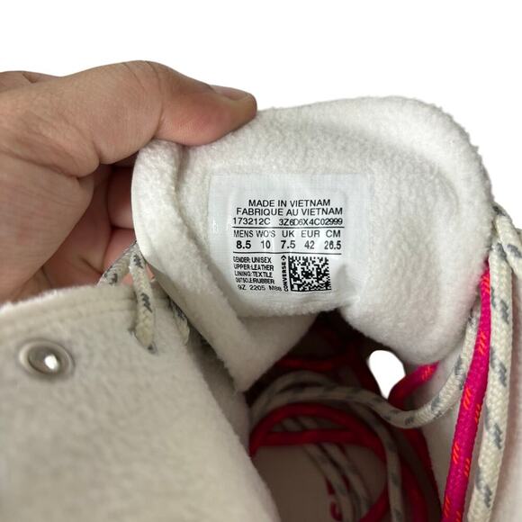 Converse Chuck Taylor Crafted Boot White Unisex Size 10 - Picture 7 of 7